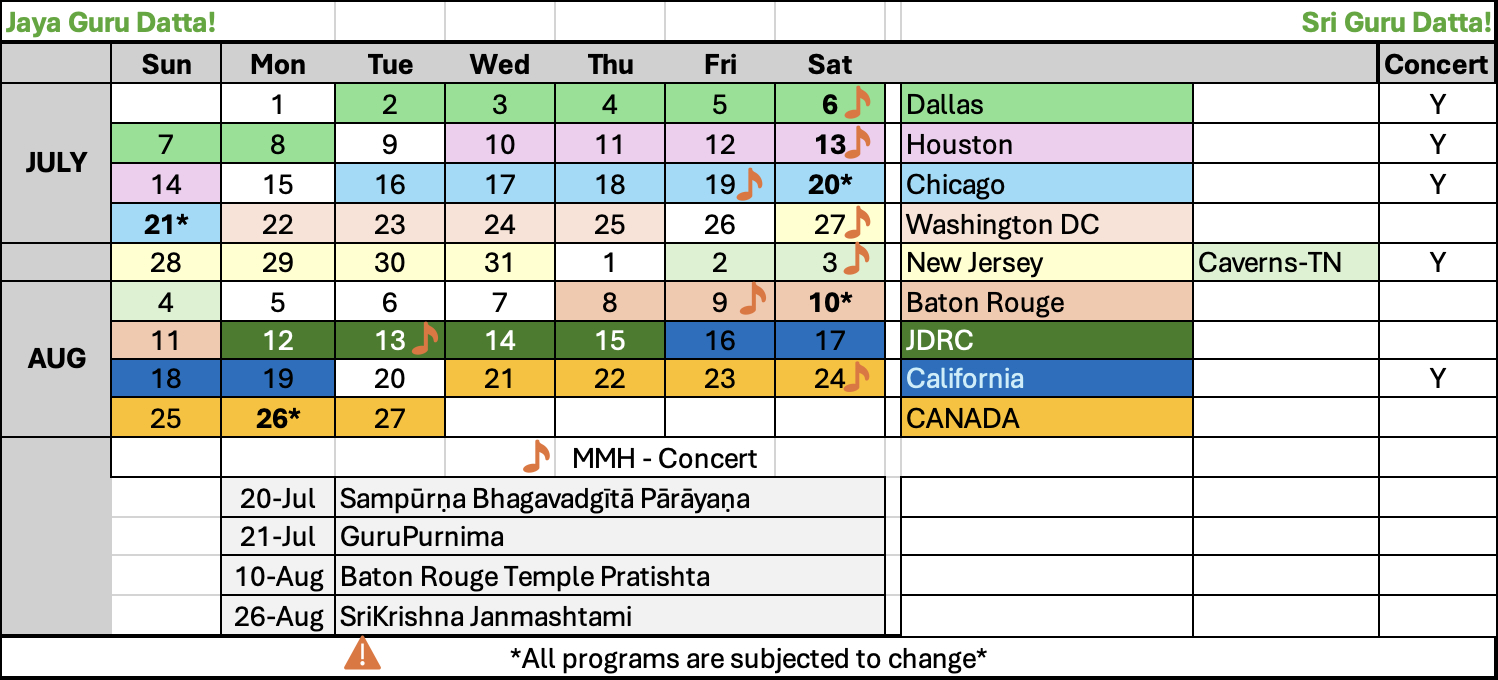 Sri Swamiji JULY-AUG 2024 